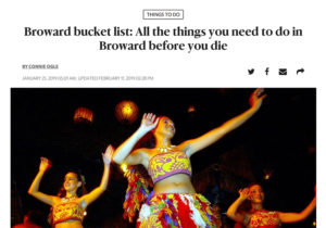 Screenshot of article - Broward bucket list: All the things you need to do in Broward before you die by Miami Herald.