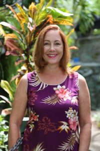 Image of LESLIE THIBODEAU, the Manager of the Gift Shop of the Mai-Kai Restaurant and Polynesian Show.
