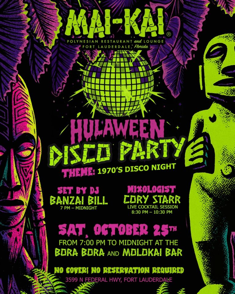 Hulaween Disco Party