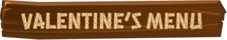 Valentine's Day Menu