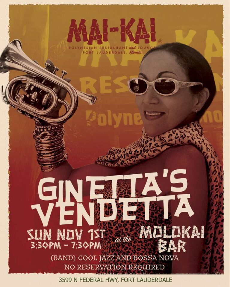 Ginetta's Vendeta at Mai-Kai
