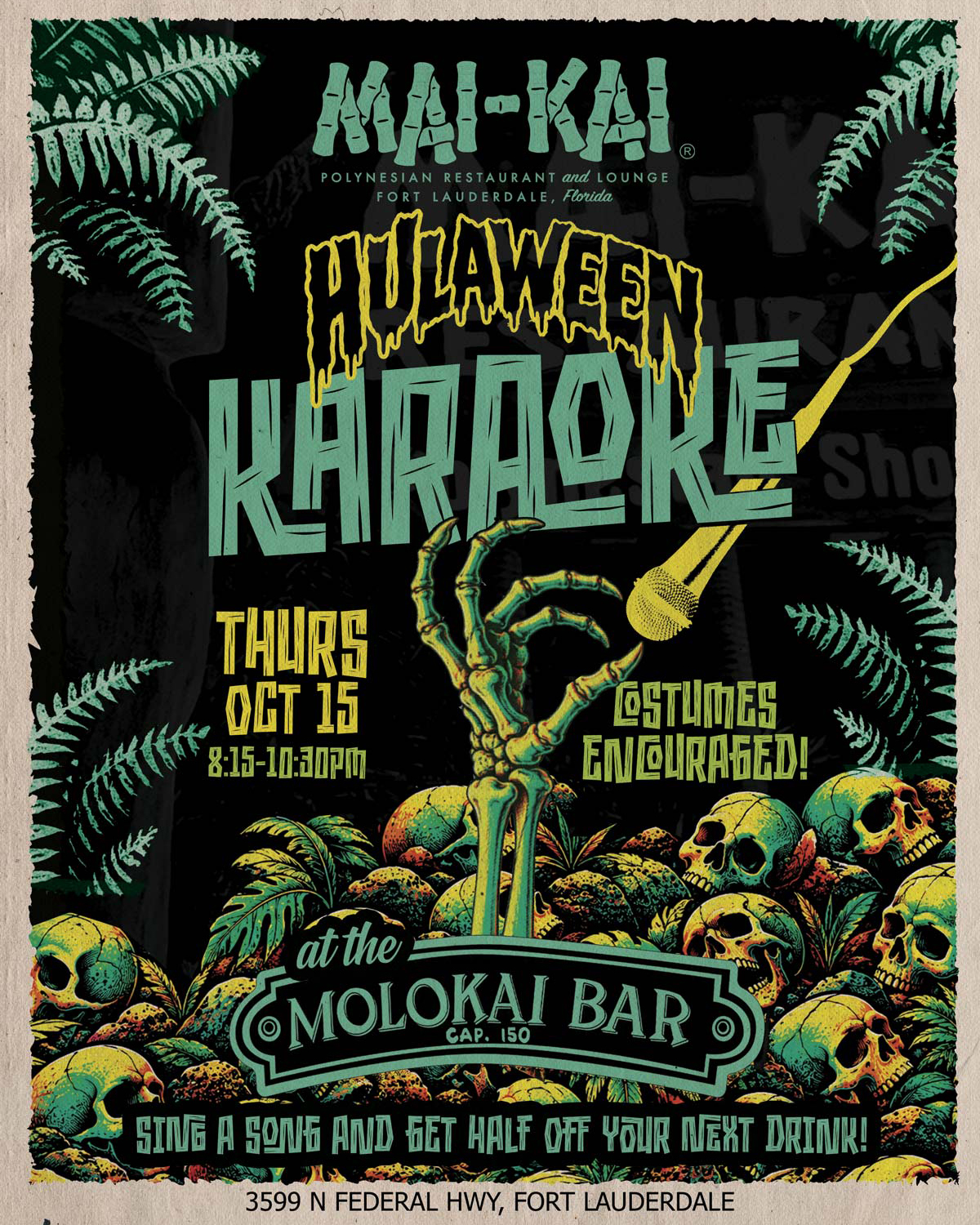 Hulaween Karaoke at MAI-KAI