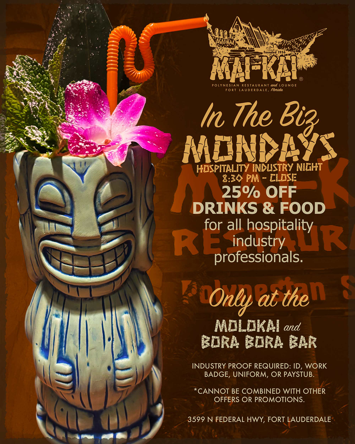 Tiki drink for Into the Biz Mondays